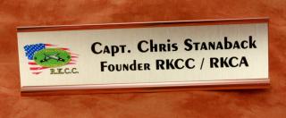 RKCC Members Table or Desk Display Sign
