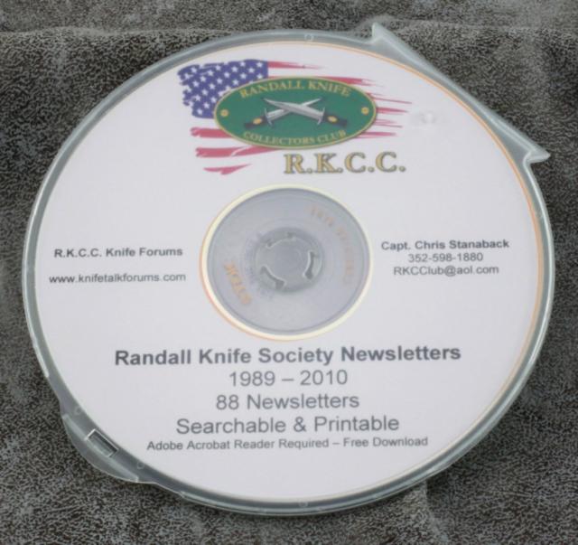 RKCC sponsored CD of RKS newsletters